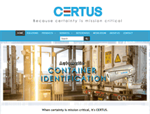 Tablet Screenshot of certusportautomation.com